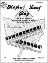 Maple Leaf Rag-2 Piano 4 Hands piano sheet music cover